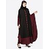 Front open Dubai kaftan abaya